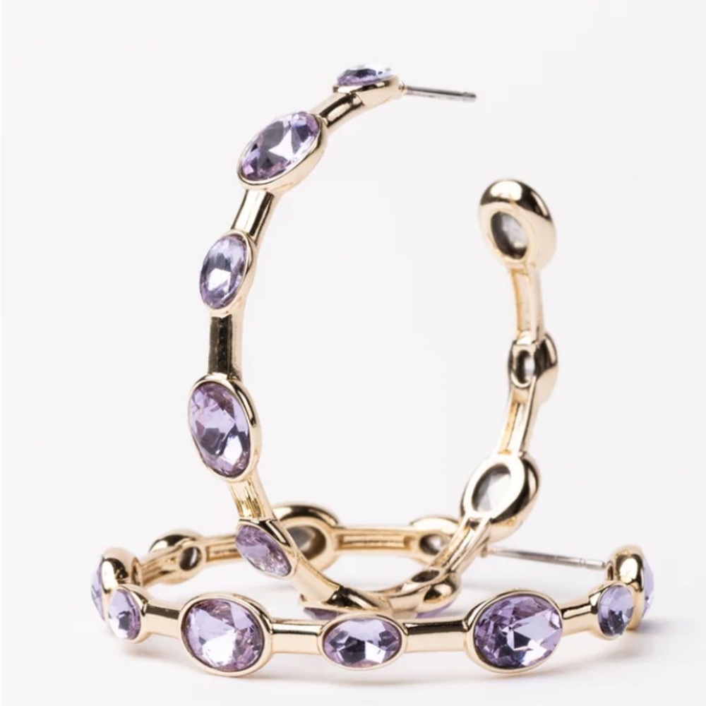 Michelle McDowell Allie Lilac Hoops